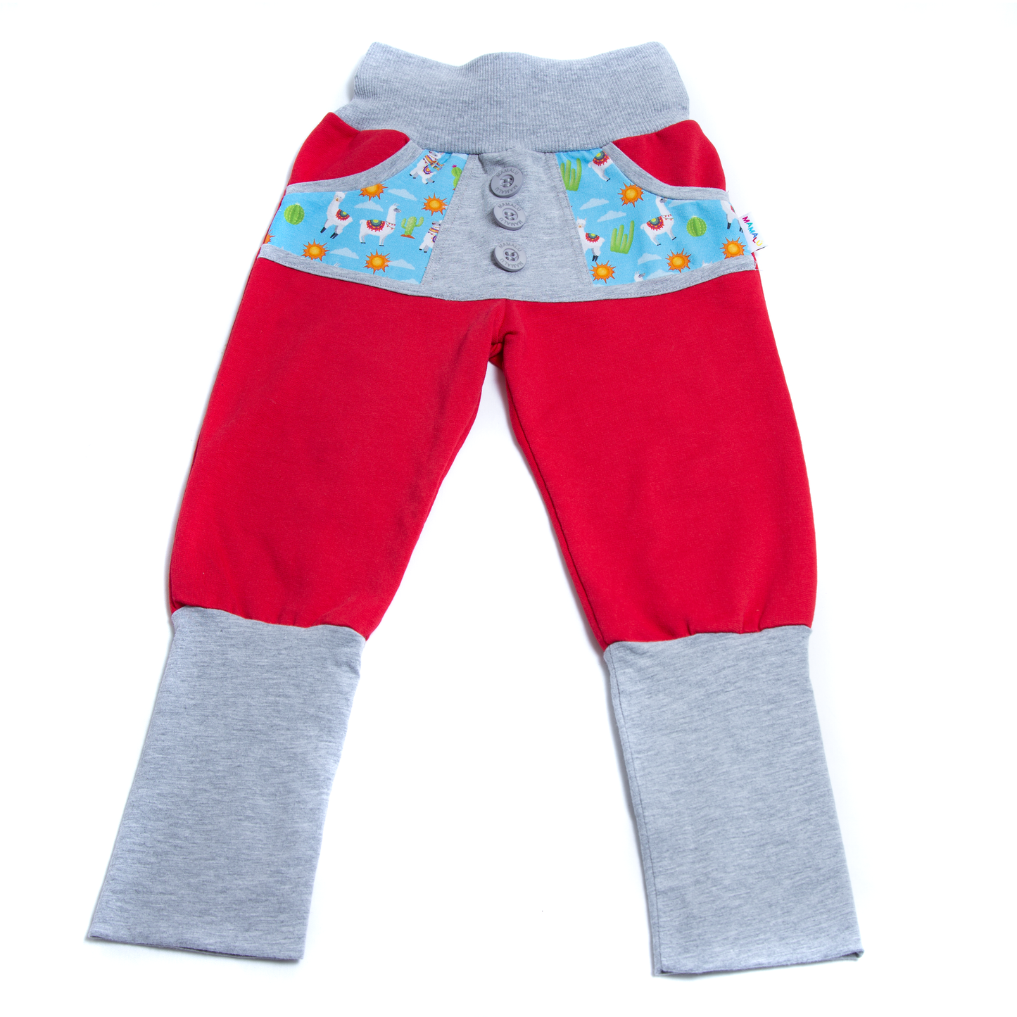 Mamalú Hose mit Knöpfe Lama