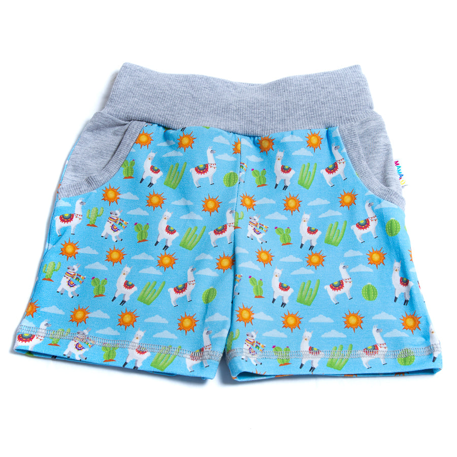 Mamalú Short mit Taschen Lama