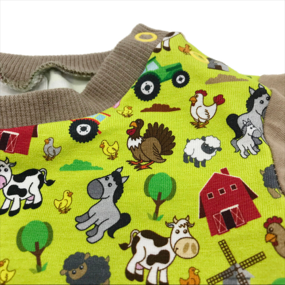 Mamalú long sleeve bodysuit farm