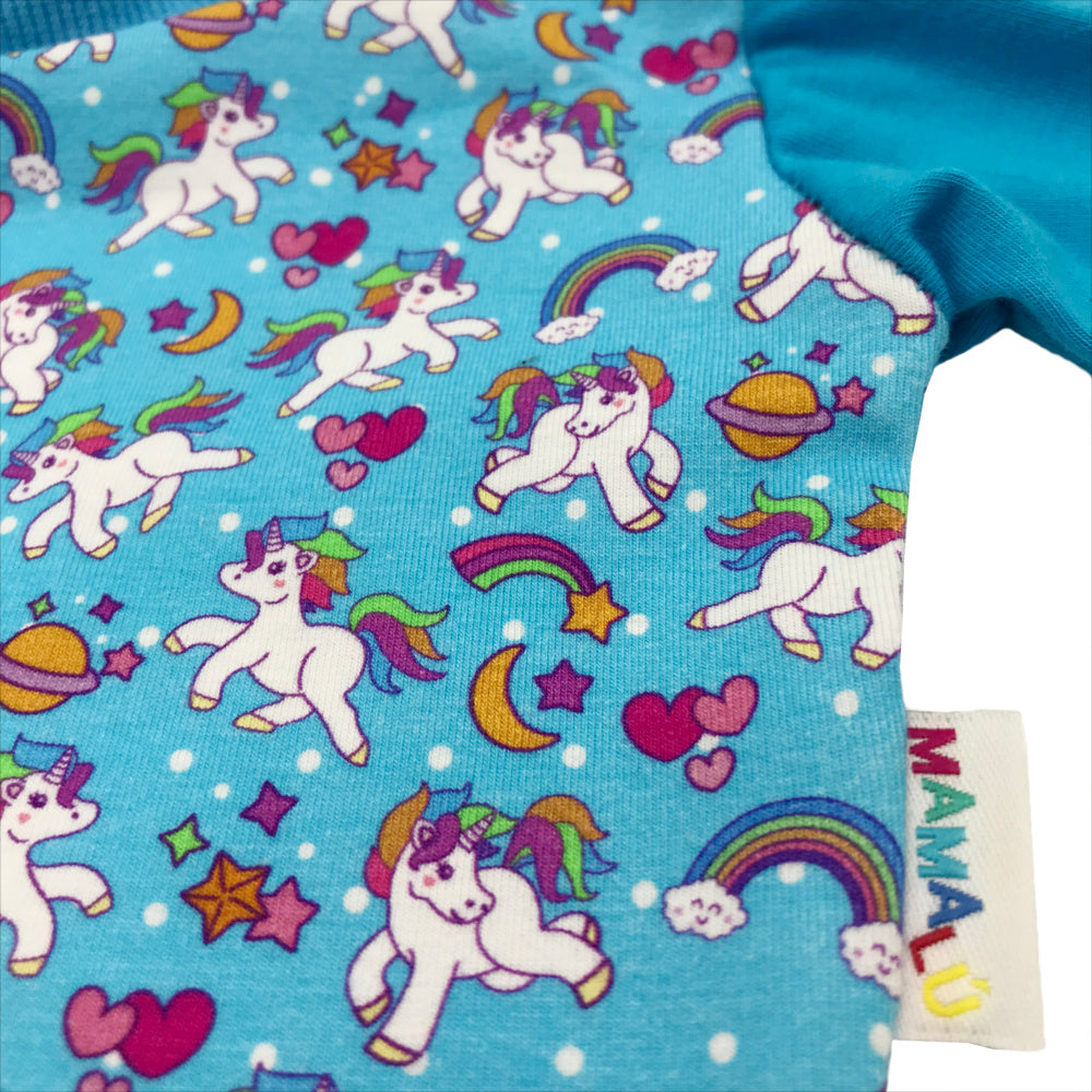 Mamalú long sleeve bodysuit unicorn