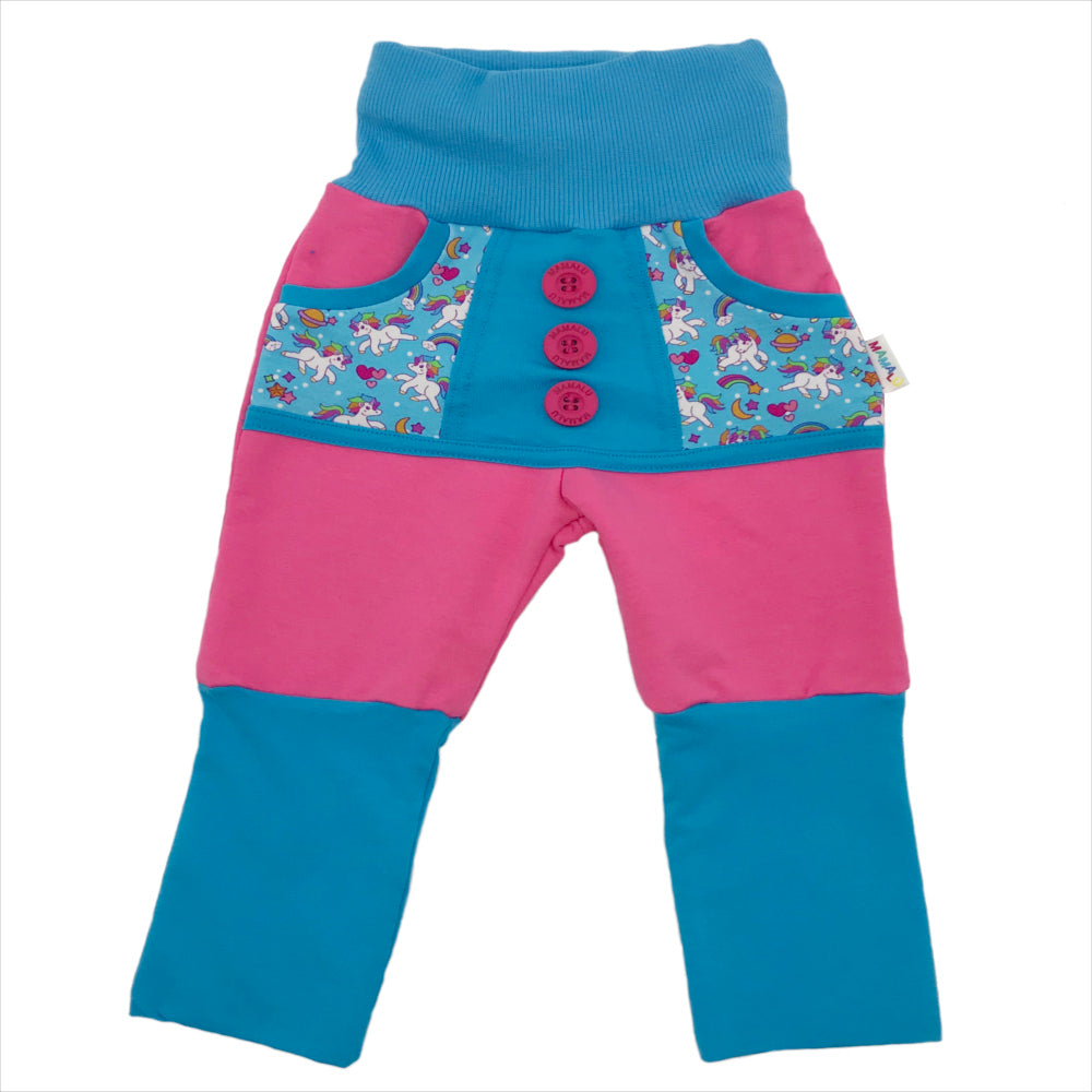 Pantalón mamalú con botones unicornio