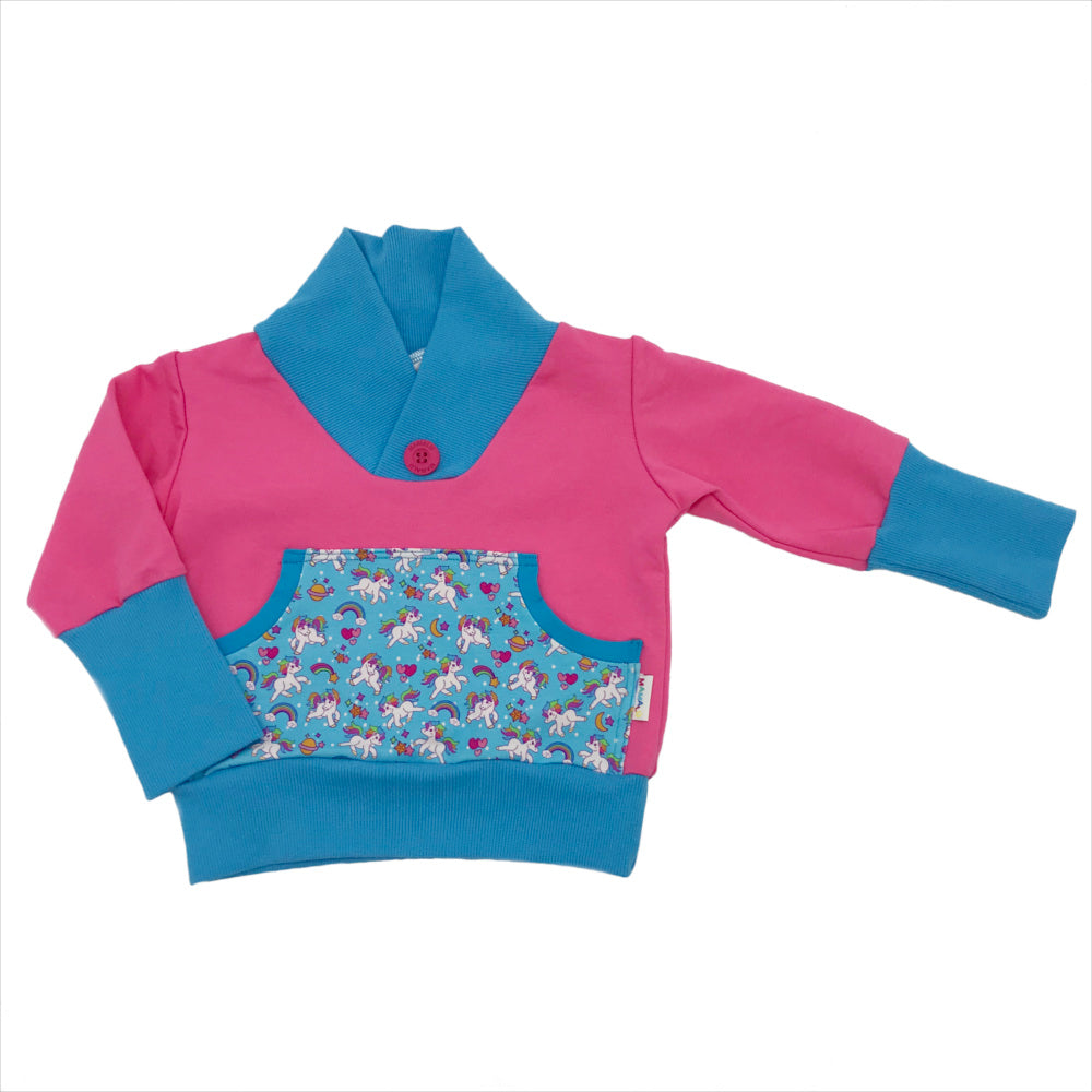 Mamalú Sweater V-Neck Einhorn