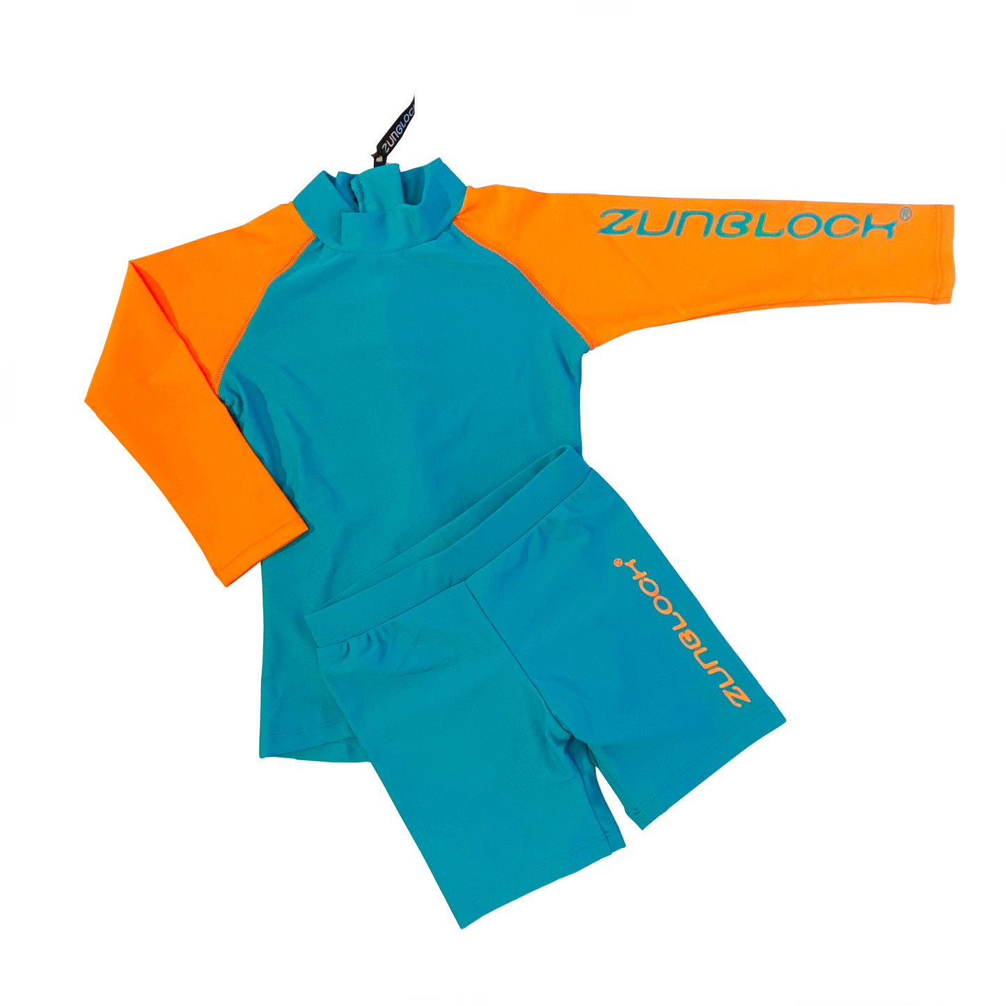 Zunblock Zweiteiler Langarm mit Short UPF 50+